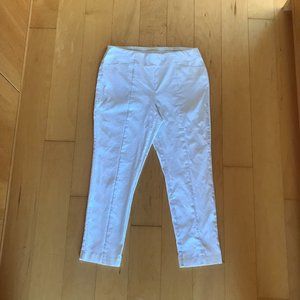 Chicos Slimming White Capris